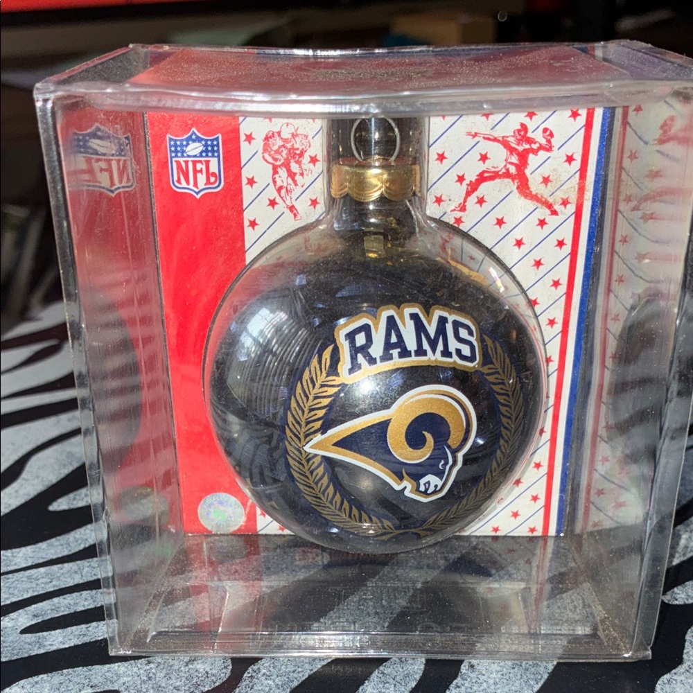 NFL Rams Christmas Ornament